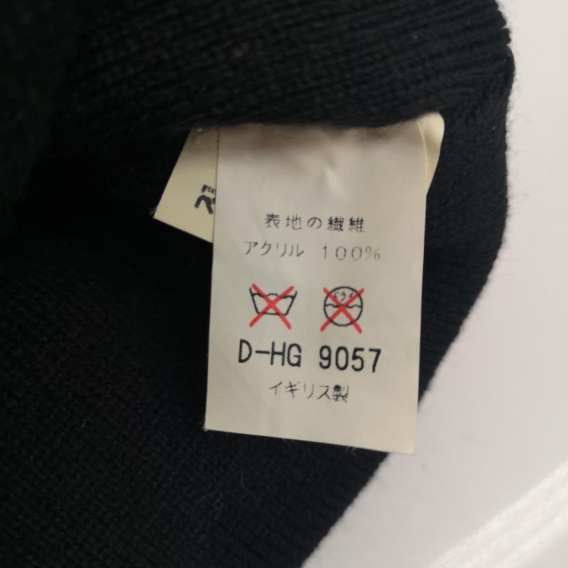 カンゴール KANGOL 帽子 ニット帽 90s RABBIT BEANIE ウサギ 耳 ニット キャップ - 黒 / ブラック / black レディース USED 古着 中古 50136250
