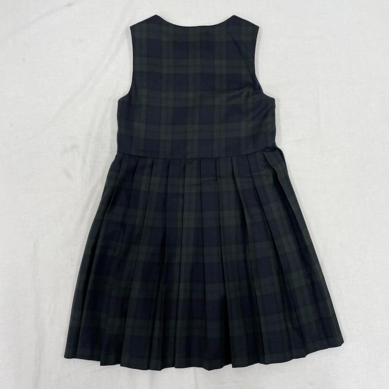 グリーンレーベルリラクシング green label relaxing セットアップ セットアップ UNITED ARROWS アンサンブル スーツ フォーマル 3822-199-0825 プリーツ ブラックウォッチ 135 140cm チェック 緑 / グリーン / green X 紺 / ネイビー / navy ガールズ USED 古着 中古 50136287