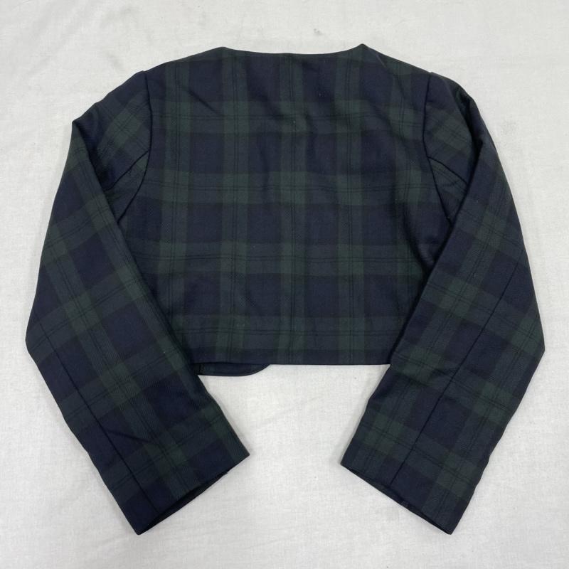 グリーンレーベルリラクシング green label relaxing セットアップ セットアップ UNITED ARROWS アンサンブル スーツ フォーマル 3822-199-0825 プリーツ ブラックウォッチ 135 140cm チェック 緑 / グリーン / green X 紺 / ネイビー / navy ガールズ USED 古着 中古 50136287