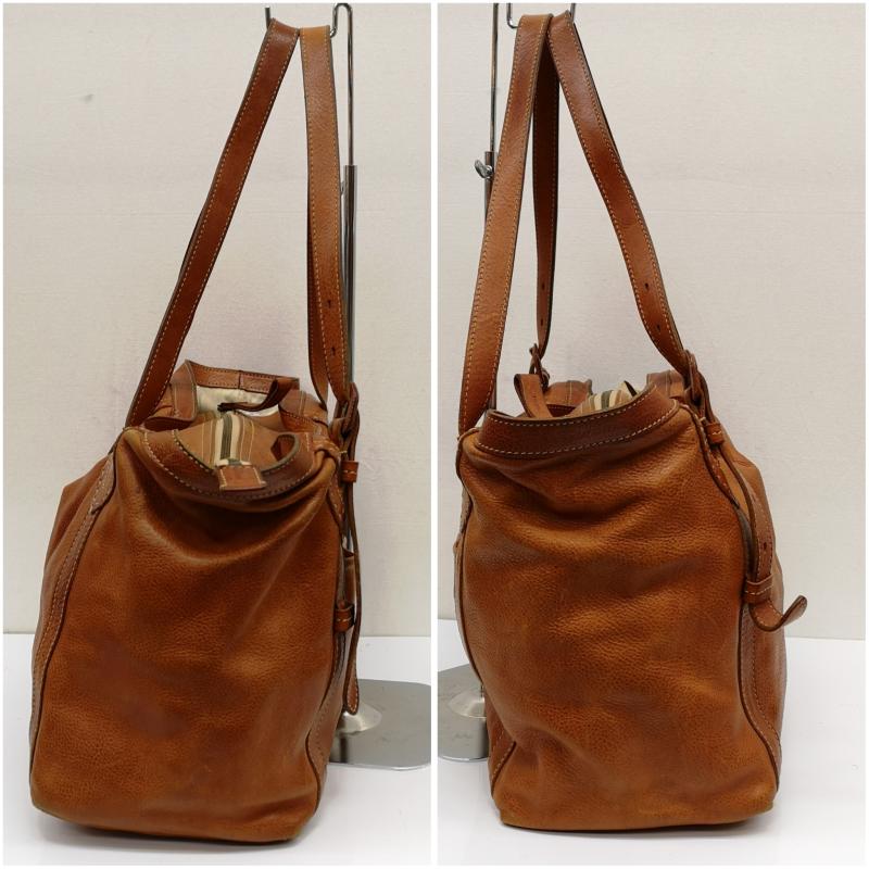 ゲンテン genten トートバッグ トートバッグ 日テレ限定２WAY BAG レザー トート バッグ ショルダー - 茶 / ブラウン / brown レディース USED 古着 中古 50136354