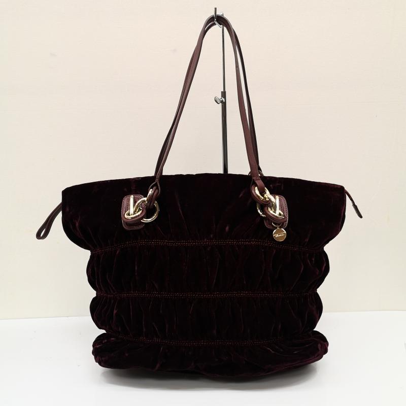 トゥミ TUMI トートバッグ トートバッグ ベロアトート バッグ - ボルドー / ボルドー / レディース USED 古着 中古 50136355