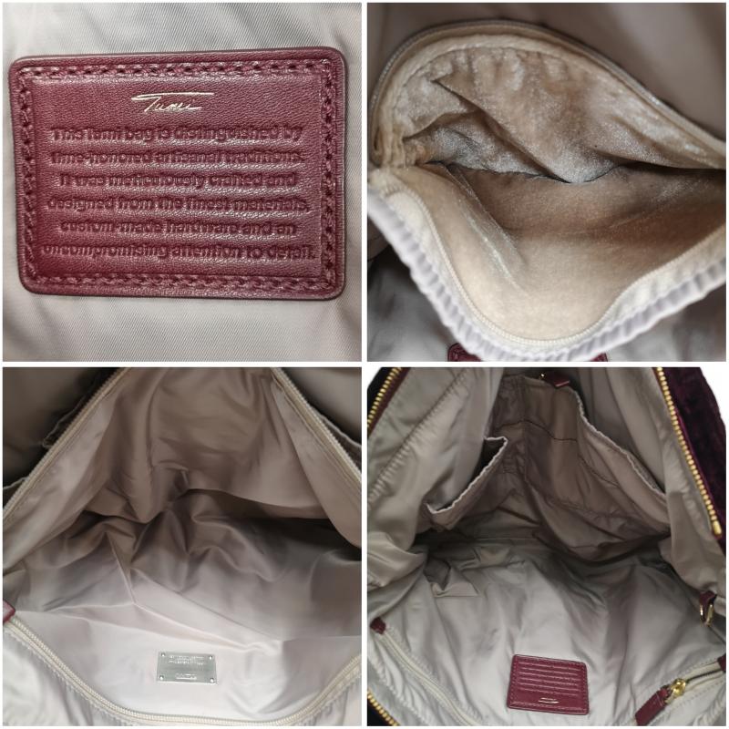 トゥミ TUMI トートバッグ トートバッグ ベロアトート バッグ - ボルドー / ボルドー / レディース USED 古着 中古 50136355