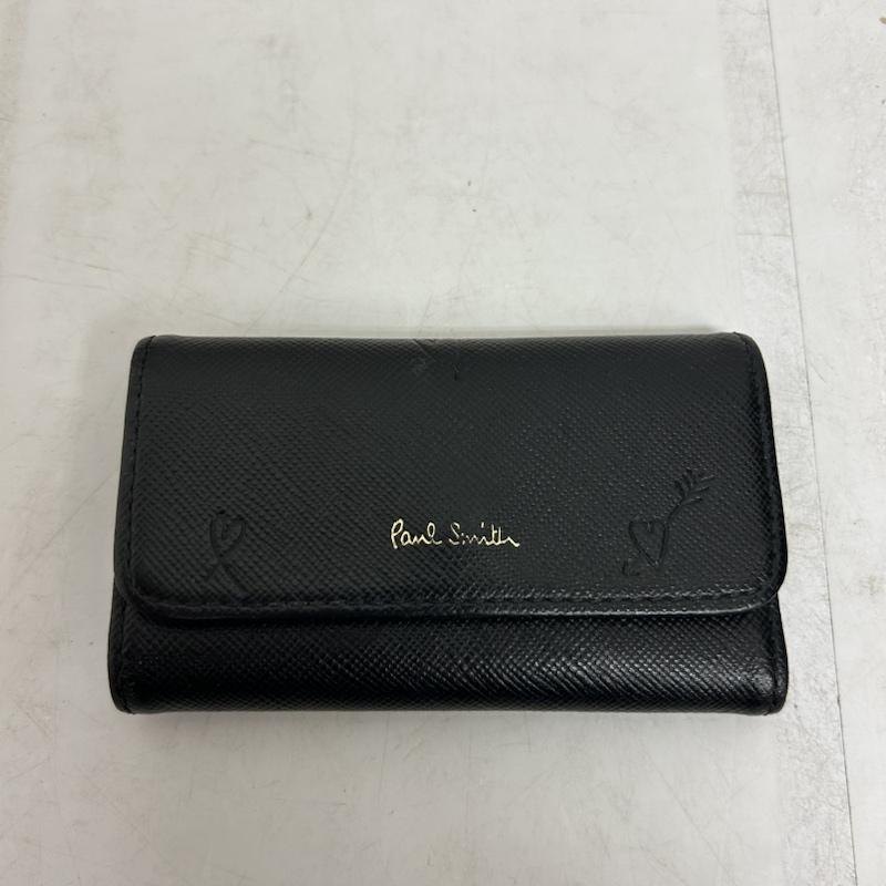 ポールスミス Paul Smith キーケース キーケース Paul Smith Key Case for Smithie Heart 2 PWD791 - 黒 / ブラック / black メンズ USED 古着 中古 50136401