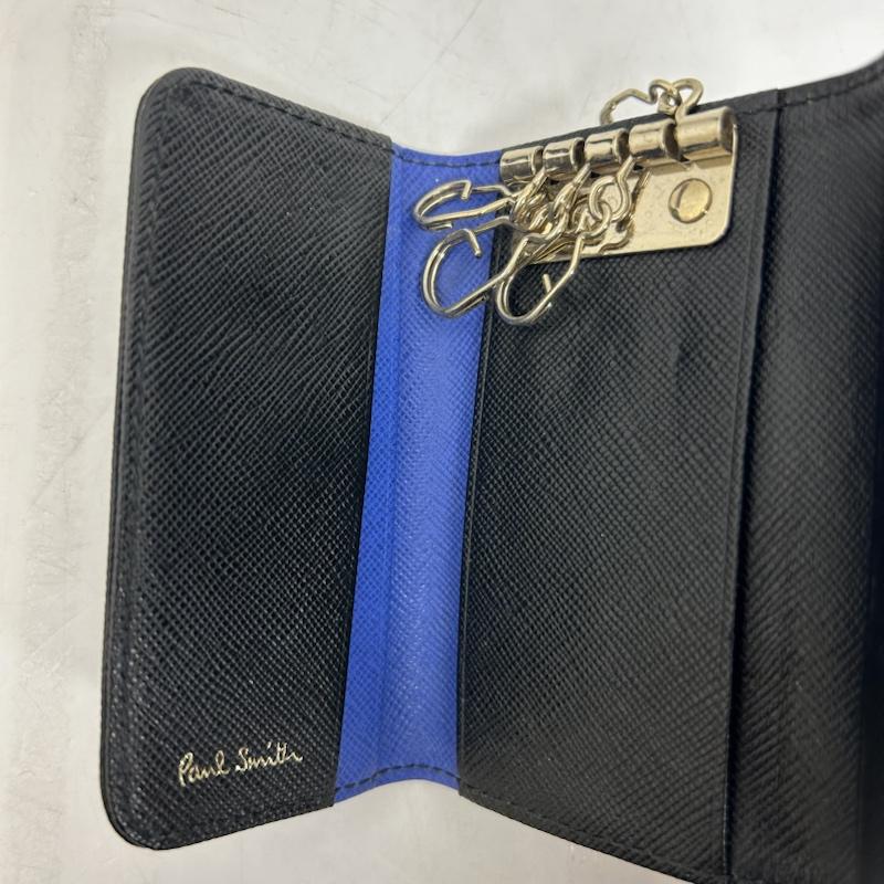 ポールスミス Paul Smith キーケース キーケース Paul Smith Key Case for Smithie Heart 2 PWD791 - 黒 / ブラック / black メンズ USED 古着 中古 50136401