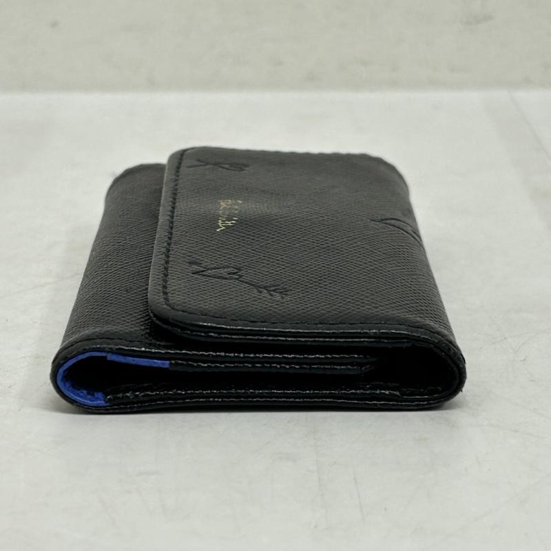 ポールスミス Paul Smith キーケース キーケース Paul Smith Key Case for Smithie Heart 2 PWD791 - 黒 / ブラック / black メンズ USED 古着 中古 50136401