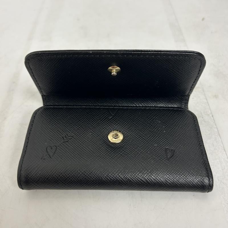 ポールスミス Paul Smith キーケース キーケース Paul Smith Key Case for Smithie Heart 2 PWD791 - 黒 / ブラック / black メンズ USED 古着 中古 50136401