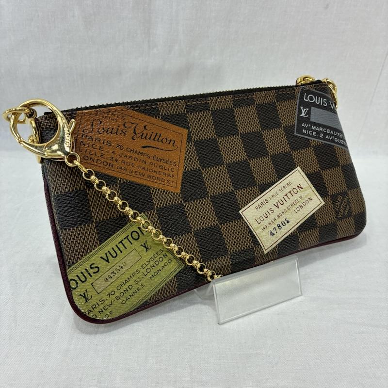 ルイヴィトン LOUIS VUITTON ポシェット ポシェット LOUIS VUITTON ルイヴィトン ダミエポシェット・ミラMM N63080 ポシェット ブラウン 廃盤 総柄 茶 / ブラウン / brown レディース USED 古着 中古 50136409