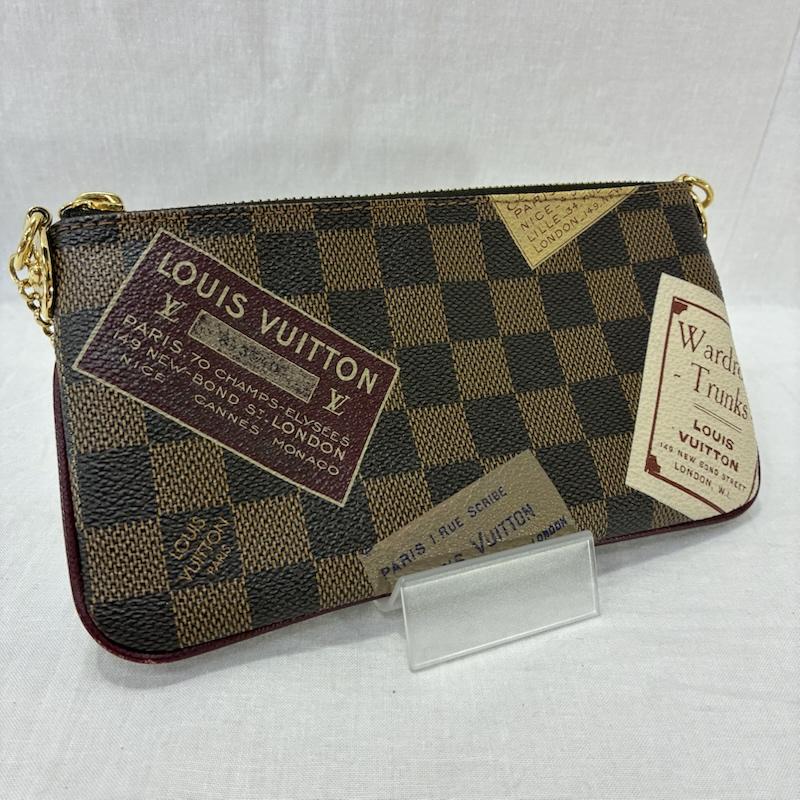 ルイヴィトン LOUIS VUITTON ポシェット ポシェット LOUIS VUITTON ルイヴィトン ダミエポシェット・ミラMM N63080 ポシェット ブラウン 廃盤 総柄 茶 / ブラウン / brown レディース USED 古着 中古 50136409