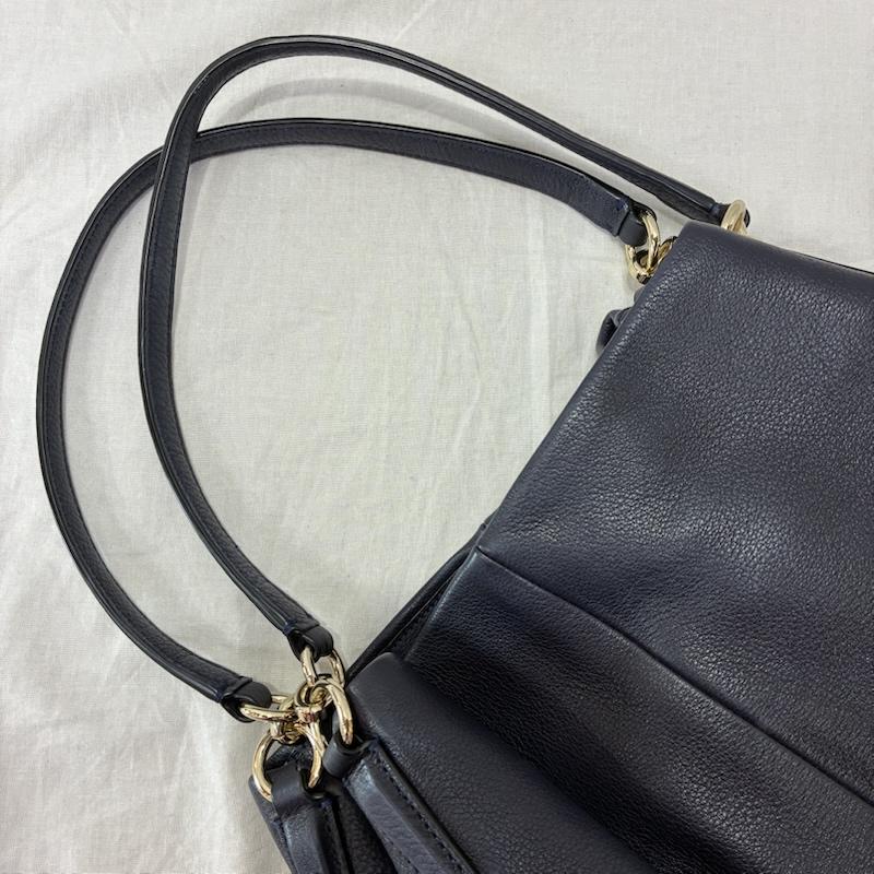 コーチ COACH ショルダーバッグ ショルダーバッグ COACH コーチ フィービー F35723 ショルダーバッグ レザー ネイビー ワンポイント 紺 / ネイビー / navy レディース USED 古着 中古 50136422