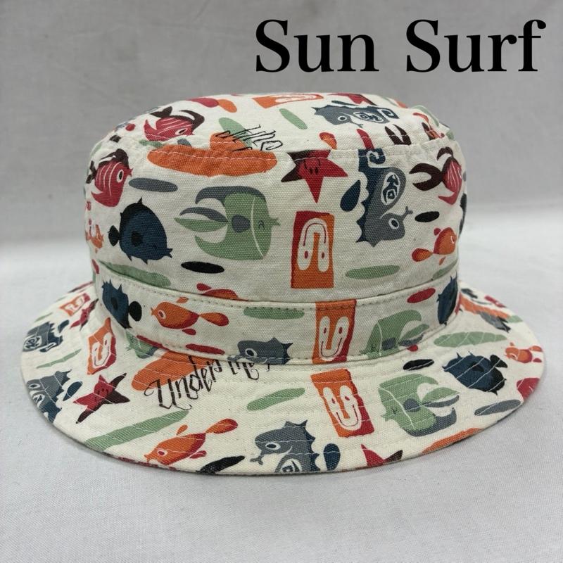 サンサーフ SUN SURF 帽子 ハット UNDER THE SEA コットン 総柄 バケットハット SS02354 東洋エンタープライズ - 総柄 マルチカラー / マルチカラー / multicolor メンズ USED 古着 中古 50136432