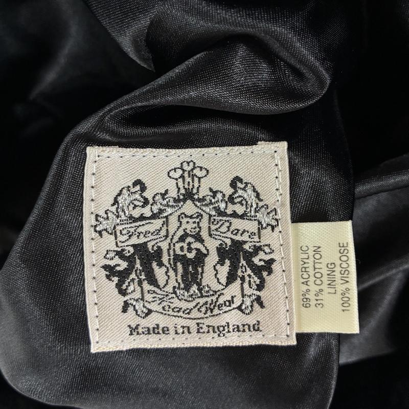古着 USED 帽子 ハット Fred Bare Headwear イングランド製 クロッシェハット ファー モコモコ ビジュー - 黒 / ブラック / black レディース USED 古着 中古 50136434