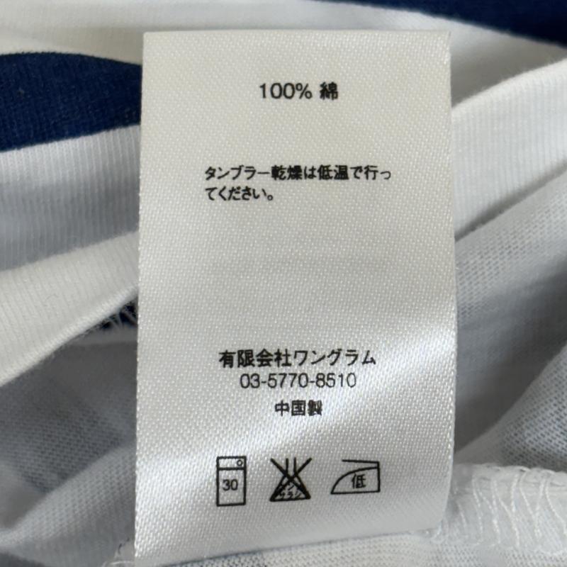 シュプリーム Supreme Tシャツ 長袖 16SS Printed Stripe L/S Top プリンテッド ストライプ ボーダー柄 クルーネック ロンT 長袖 Tシャツ 青 白 ブルー ホワイト S 青 / ブルー / blue X 白 / ホワイト / white メンズ USED 古着 中古 50136460