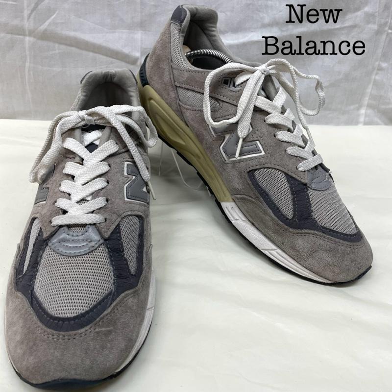 EU US ニューバランス EU,US NEW BALANCE スニーカー スニーカー M990GR2 990V2 MADE IN USA Gray USA製 グレー スウェード メッシュ 28.5cm 灰 / グレー / gray メンズ USED 古着 中古 50136462