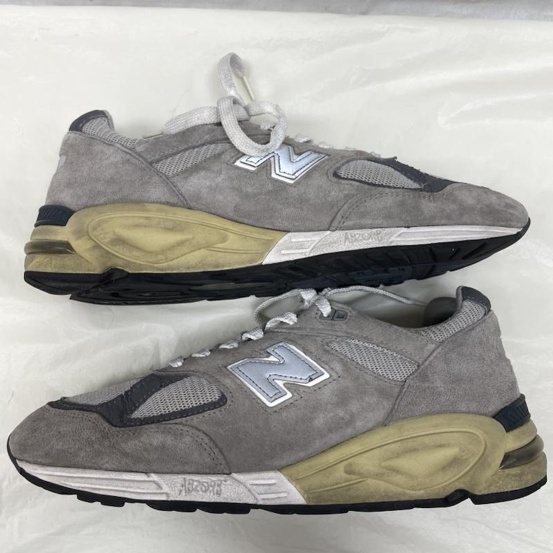 EU US ニューバランス EU,US NEW BALANCE スニーカー スニーカー M990GR2 990V2 MADE IN USA Gray USA製 グレー スウェード メッシュ 28.5cm 灰 / グレー / gray メンズ USED 古着 中古 50136462