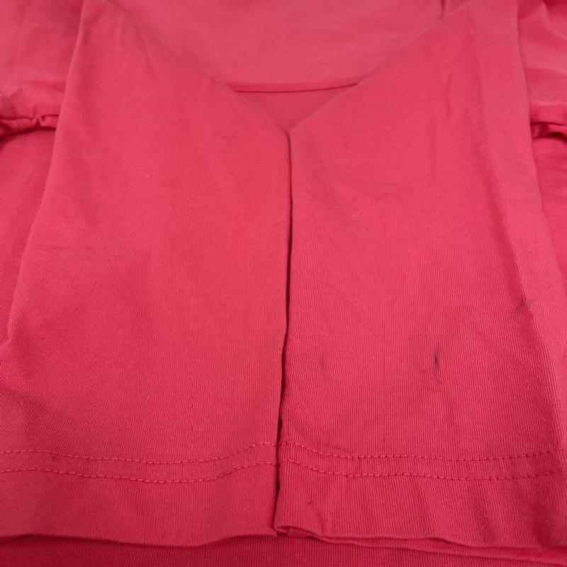モンクレール MONCLER カットソー 七分袖 カットソー 七分袖 クルーネック コットン 無地 ストレッチ インナー Tシャツ S 無地 桃 / ピンク / pink レディース USED 古着 中古 50136517