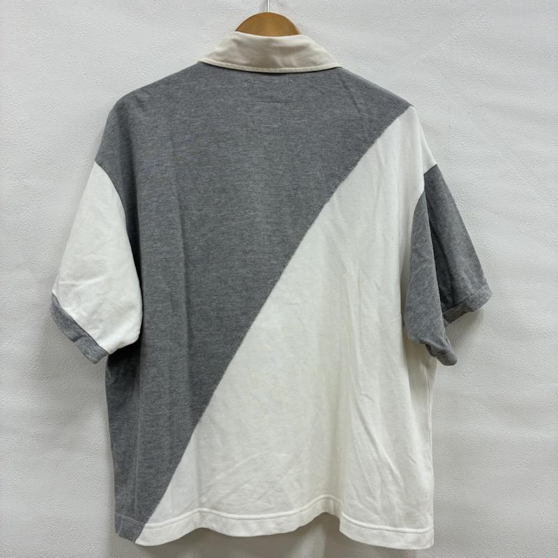 ファセッタズム FACETASM ポロシャツ 半袖 23ss LEAVE NOW RUGBY POLO ラグビー 半袖 ポロシャツ ABH-TEE-M01 4 ロゴ、文字 X 刺繍 白 / ホワイト / white X 灰 / グレー / gray X 橙 / オレンジ / orange メンズ USED 古着 中古 50136525