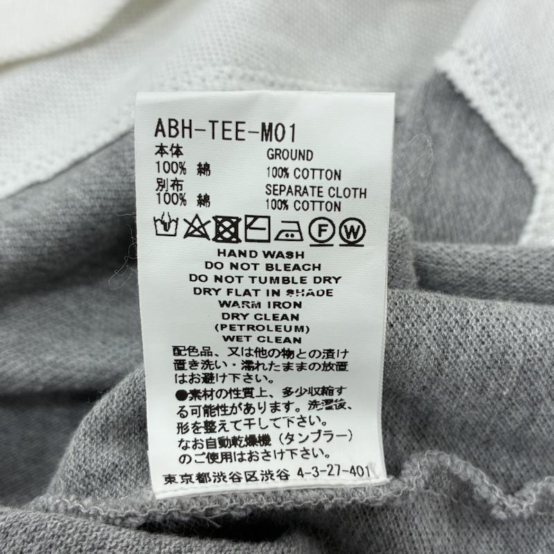 ファセッタズム FACETASM ポロシャツ 半袖 23ss LEAVE NOW RUGBY POLO ラグビー 半袖 ポロシャツ ABH-TEE-M01 4 ロゴ、文字 X 刺繍 白 / ホワイト / white X 灰 / グレー / gray X 橙 / オレンジ / orange メンズ USED 古着 中古 50136525