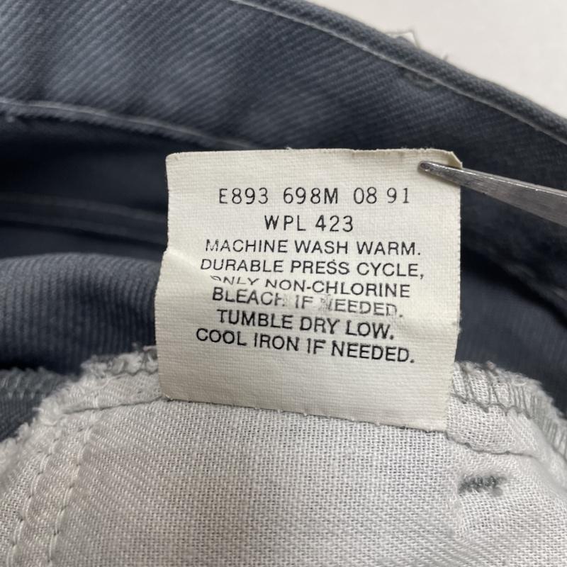 リーバイス Levi s パンツ ワークパンツ、ペインターパンツ 90s USA製 SCOVILLジップ ブーツ カット パンツ ジップフライ 無地 10517 6154 AT 36インチ 無地 灰 / グレー / gray メンズ USED 古着 中古 50136566