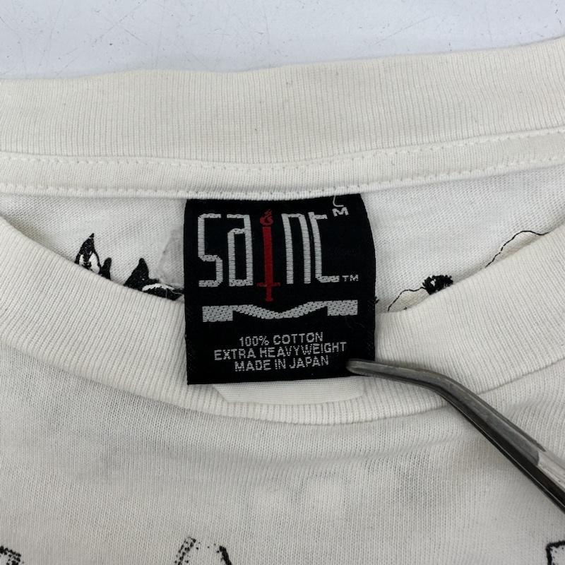 セントマイケル SAINT MICHAEL Tシャツ 半袖 21SS DENIM TEARS Print プリント Tシャツ SM-S21-0000-045 M 白 / ホワイト / white メンズ USED 古着 中古 50136612
