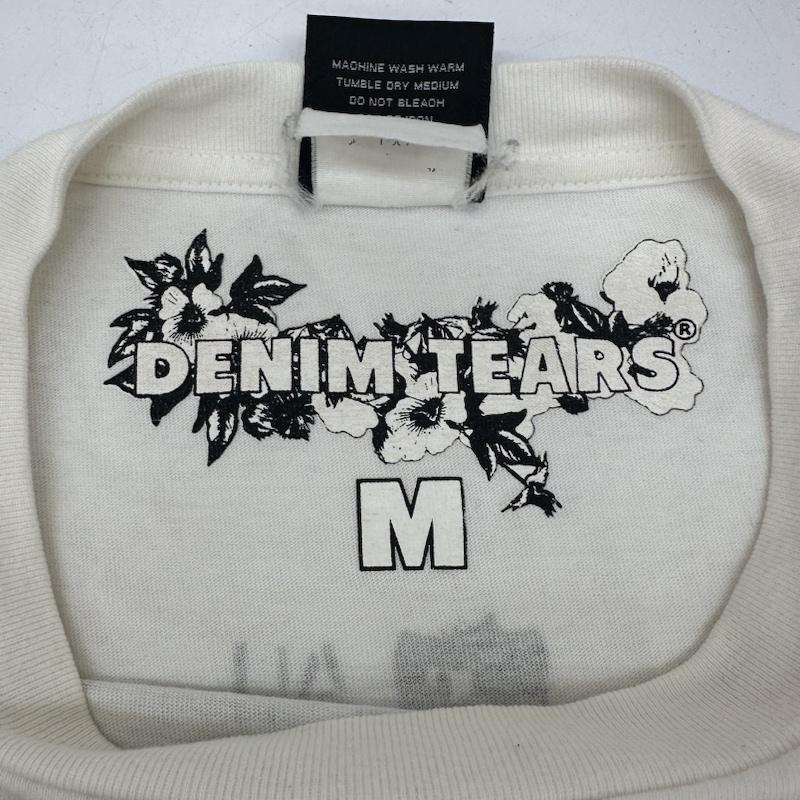 セントマイケル SAINT MICHAEL Tシャツ 半袖 21SS DENIM TEARS Print プリント Tシャツ SM-S21-0000-045 M 白 / ホワイト / white メンズ USED 古着 中古 50136612