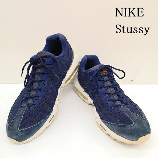 ステューシー STUSSY スニーカー スニーカー 観賞用 35周年記念 モデル NIKE 834668-441 AIR MAX 95 エアマックス 95 28.5cm 青 / ブルー / blue メンズ USED 古着 中古 50136629