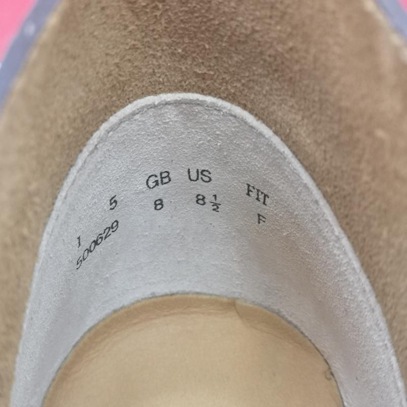 クラークス Clarks ブーツ 一般 デザート ブーツ DESERT BOOT BURGUNDY TUMBLED US：8 ボルドー / ボルドー / メンズ USED 古着 中古 50136669