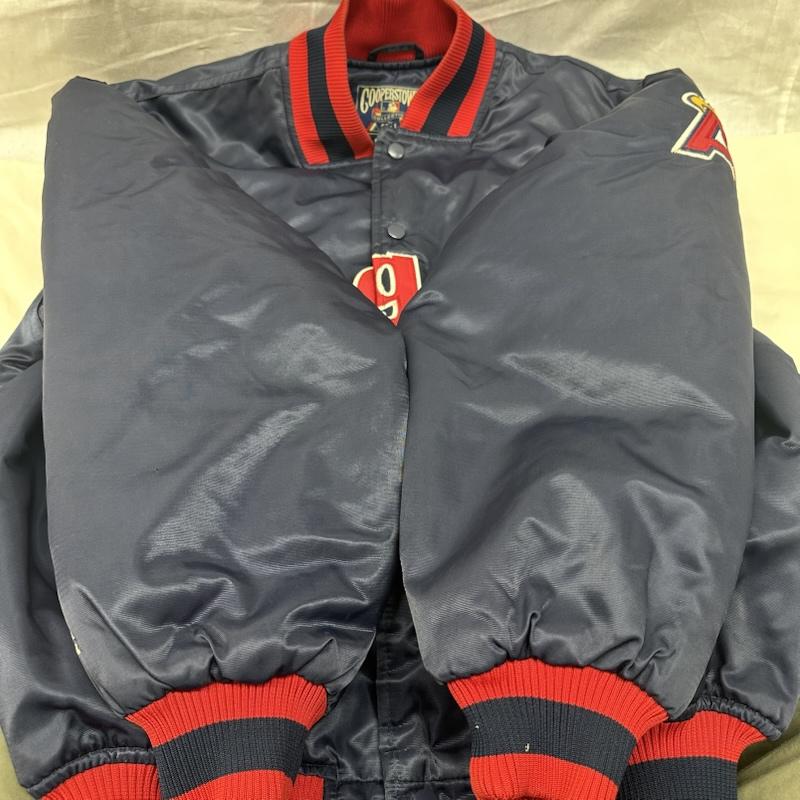 マジェスティック MAJESTIC ジャケット、上着 ジャンパー、ブルゾン COOPERSTOWN クーパーズタウン Los Angeles Angels ロサンゼルス エンジェルス スタジアム ジャケット MLB M 紺 / ネイビー / navy メンズ USED 古着 中古 50136671
