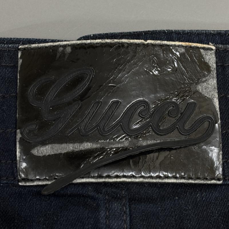 グッチ GUCCI スカート ミニスカート 235973 XZ355 イタリア製 ストレッチ デニム ミニ スカート インディゴ 42 インディゴ / インディゴ / Indigo レディース USED 古着 中古 50136756