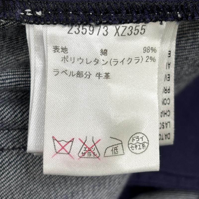グッチ GUCCI スカート ミニスカート 235973 XZ355 イタリア製 ストレッチ デニム ミニ スカート インディゴ 42 インディゴ / インディゴ / Indigo レディース USED 古着 中古 50136756