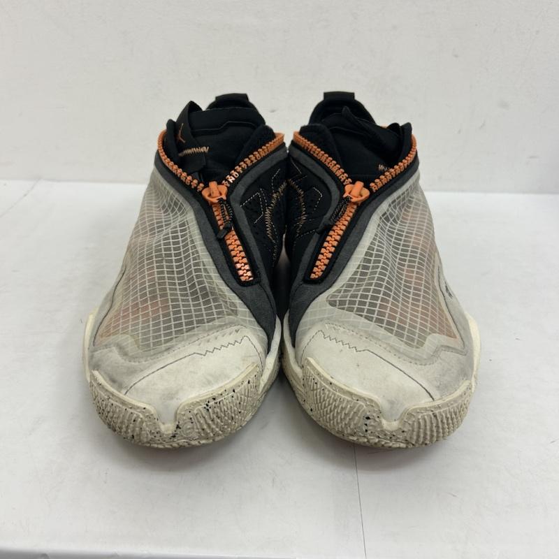 ナイキ NIKE スニーカー スニーカー JORDAN WHY NOT 6 ジョーダン ワイノット6 27.5cm ロゴ、文字 白 / ホワイト / white X 橙 / オレンジ / orange メンズ USED 古着 中古 50136831