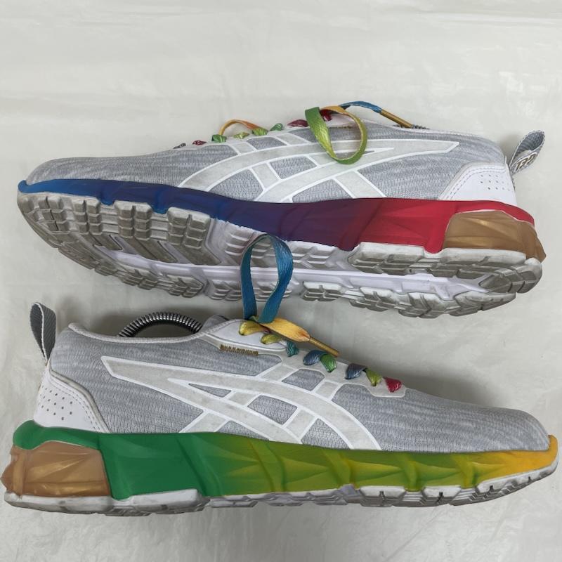 アシックス ASICS スニーカー スニーカー 1023A064 GEL-QUANTUM 90 2 マルチカラー スウェード ローカット ホワイト 25.0cm マルチカラー / マルチカラー / multicolor メンズ USED 古着 中古 50136842