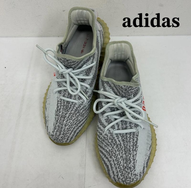 アディダス adidas スニーカー スニーカー YEEZY BOOST 350V2 B37571 ローカット 26.0cm ロゴ、文字 灰 / グレー / gray メンズ USED 古着 中古 50136849