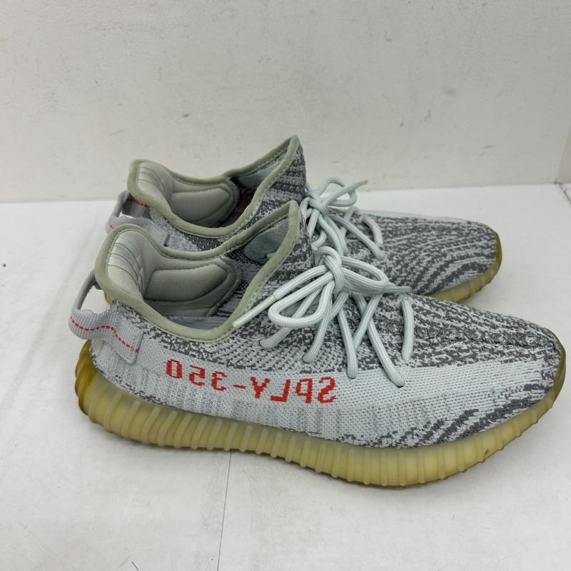アディダス adidas スニーカー スニーカー YEEZY BOOST 350V2 B37571 ローカット 26.0cm ロゴ、文字 灰 / グレー / gray メンズ USED 古着 中古 50136849
