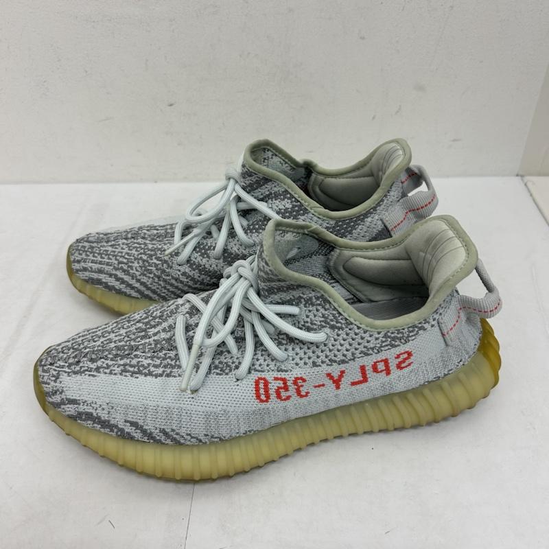 アディダス adidas スニーカー スニーカー YEEZY BOOST 350V2 B37571 ローカット 26.0cm ロゴ、文字 灰 / グレー / gray メンズ USED 古着 中古 50136849