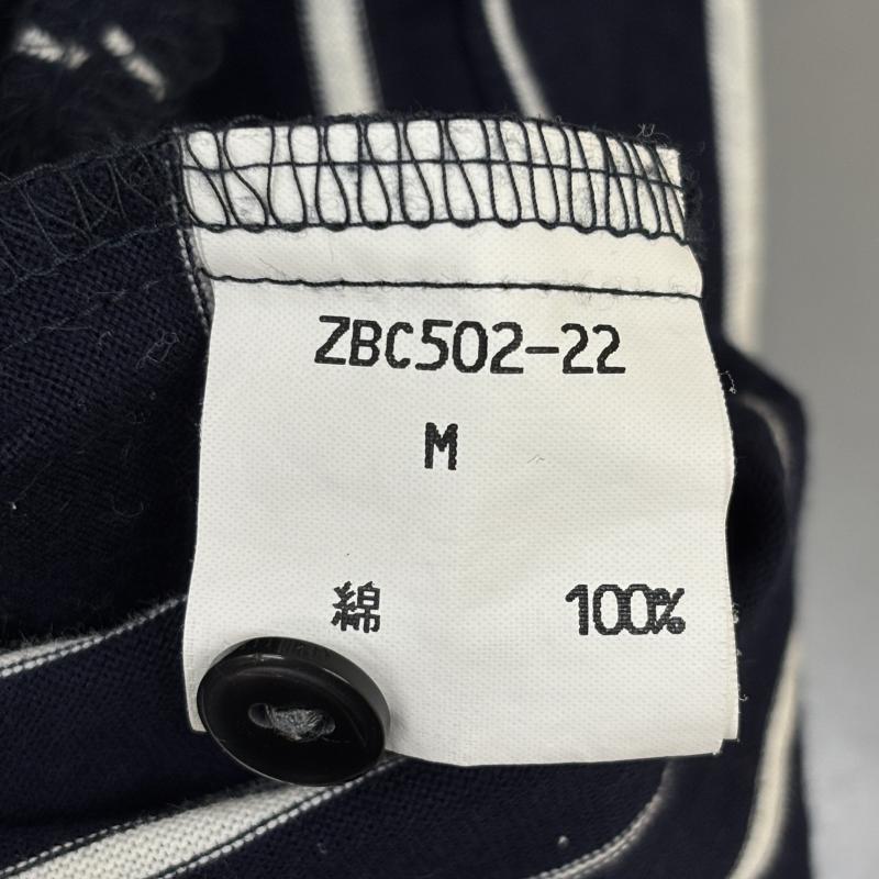 バラクータ BARACUTA ポロシャツ 半袖 ZBC502-22 日本製 ワンポイント ロゴ 刺繍 ボーダー柄 半袖 ポロシャツ 紺 白 ネイビー ホワイト M 紺 / ネイビー / navy X 白 / ホワイト / white メンズ USED 古着 中古 50136968