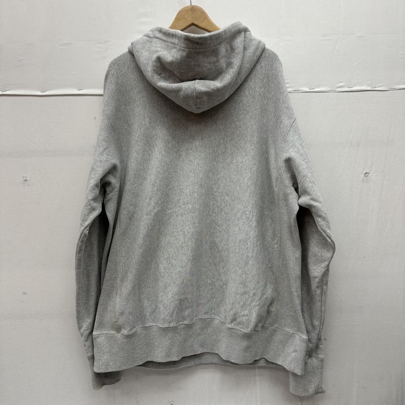 レディーメイド READY MADE パーカー 長袖 21AW ロゴ プリント スウェット パーカー RE-CO-GR-00-00-195 M 灰 / グレー / gray メンズ USED 古着 中古 50137007
