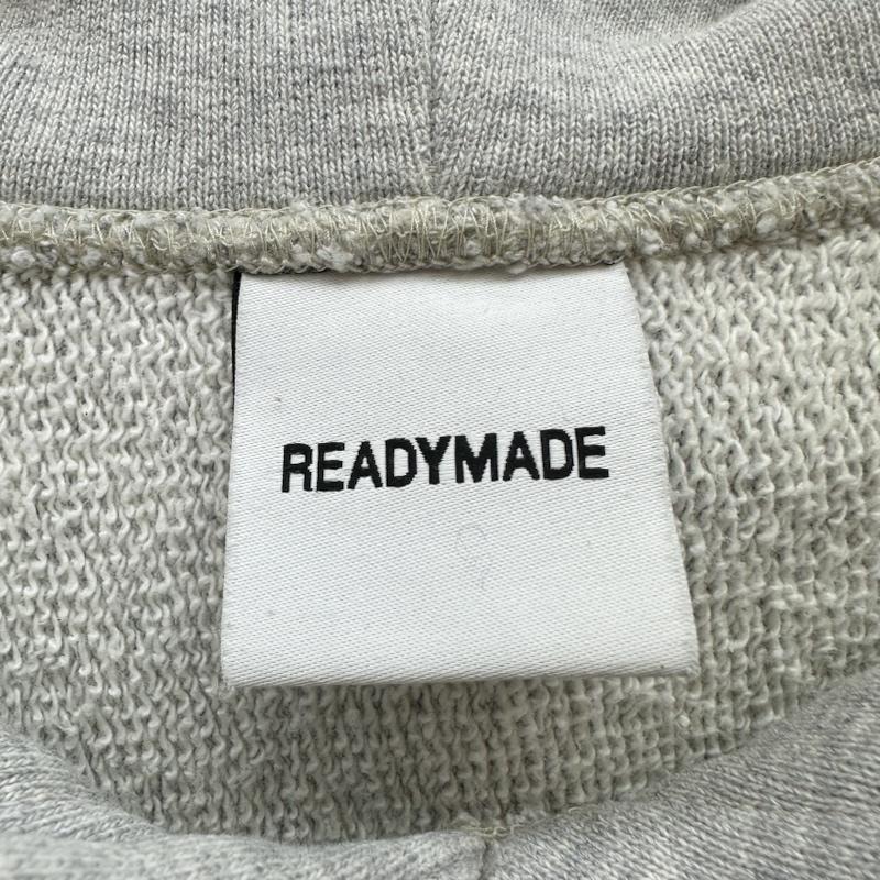 レディーメイド READY MADE パーカー 長袖 21AW ロゴ プリント スウェット パーカー RE-CO-GR-00-00-195 M 灰 / グレー / gray メンズ USED 古着 中古 50137007