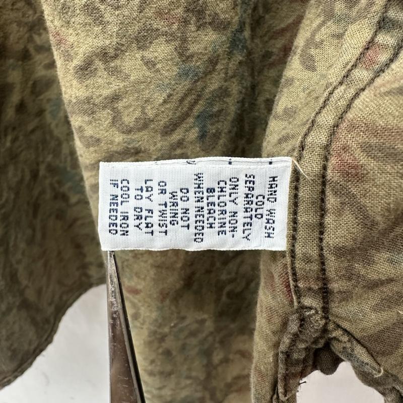 ポロラルフローレン POLO RALPH LAUREN シャツ、ブラウス 長袖 90s ボタニカル 総柄 チンスト コットン シャツ XXL XXL 茶 / ブラウン / brown X マルチカラー / マルチカラー / multicolor メンズ USED 古着 中古 50137008