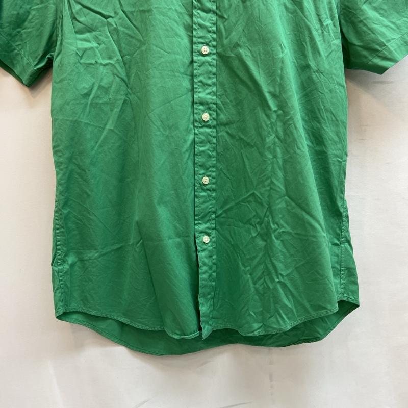 ポロラルフローレン POLO RALPH LAUREN シャツ、ブラウス 半袖 ワンポイント刺繍 ボタンダウンシャツ M 緑 / グリーン / green メンズ USED 古着 中古 50137054