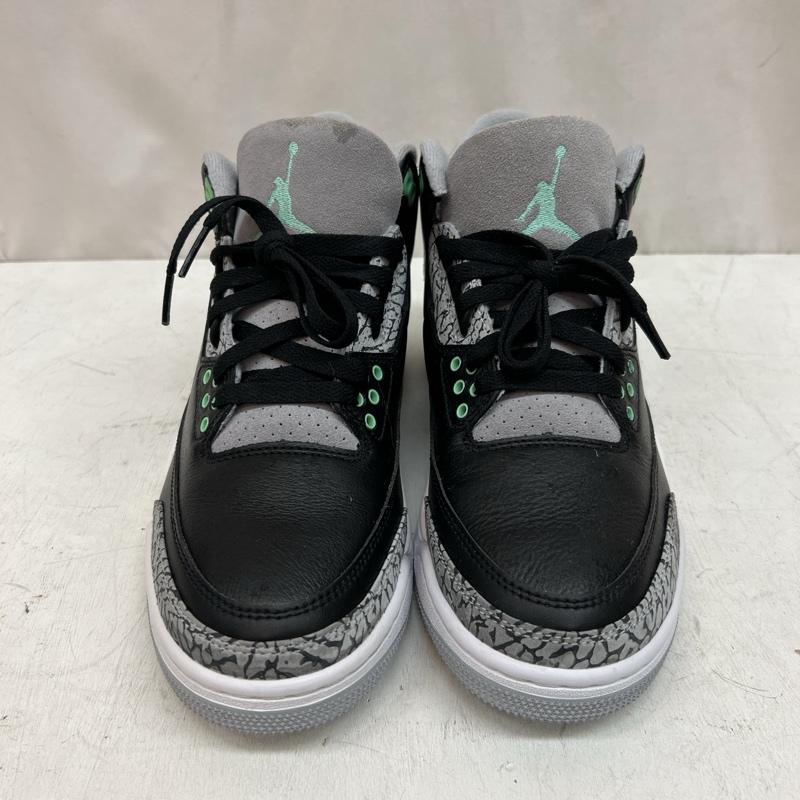 ナイキ NIKE スニーカー スニーカー AIR JORDAN 3 RETRO  GREEN GLOW  CT8532-031 エアジョーダン 26.0cm 黒 / ブラック / black X 灰 / グレー / gray メンズ USED 古着 中古 50137070