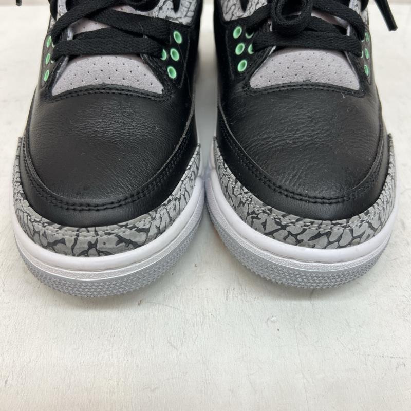 ナイキ NIKE スニーカー スニーカー AIR JORDAN 3 RETRO  GREEN GLOW  CT8532-031 エアジョーダン 26.0cm 黒 / ブラック / black X 灰 / グレー / gray メンズ USED 古着 中古 50137070