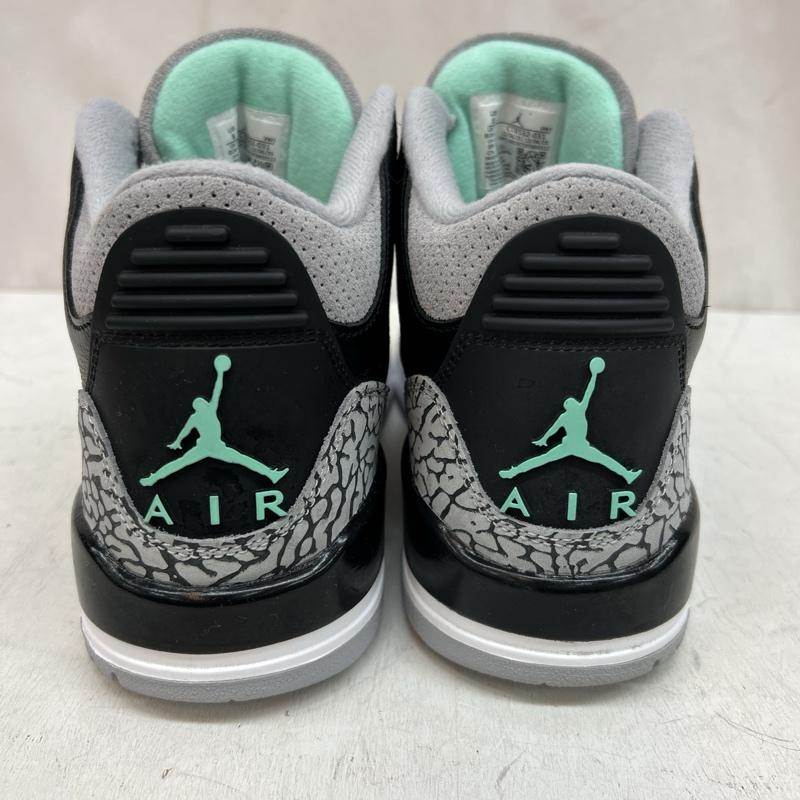 ナイキ NIKE スニーカー スニーカー AIR JORDAN 3 RETRO  GREEN GLOW  CT8532-031 エアジョーダン 26.0cm 黒 / ブラック / black X 灰 / グレー / gray メンズ USED 古着 中古 50137070