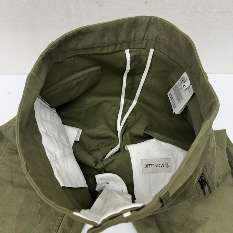 モンクレール MONCLER パンツ ワークパンツ、ペインターパンツ ジップ ポケット コットン チノ トラウザーズ テーパード パンツ I20912A00011 46 カーキオリーブ / カーキオリーブ / メンズ USED 古着 中古 50137083
