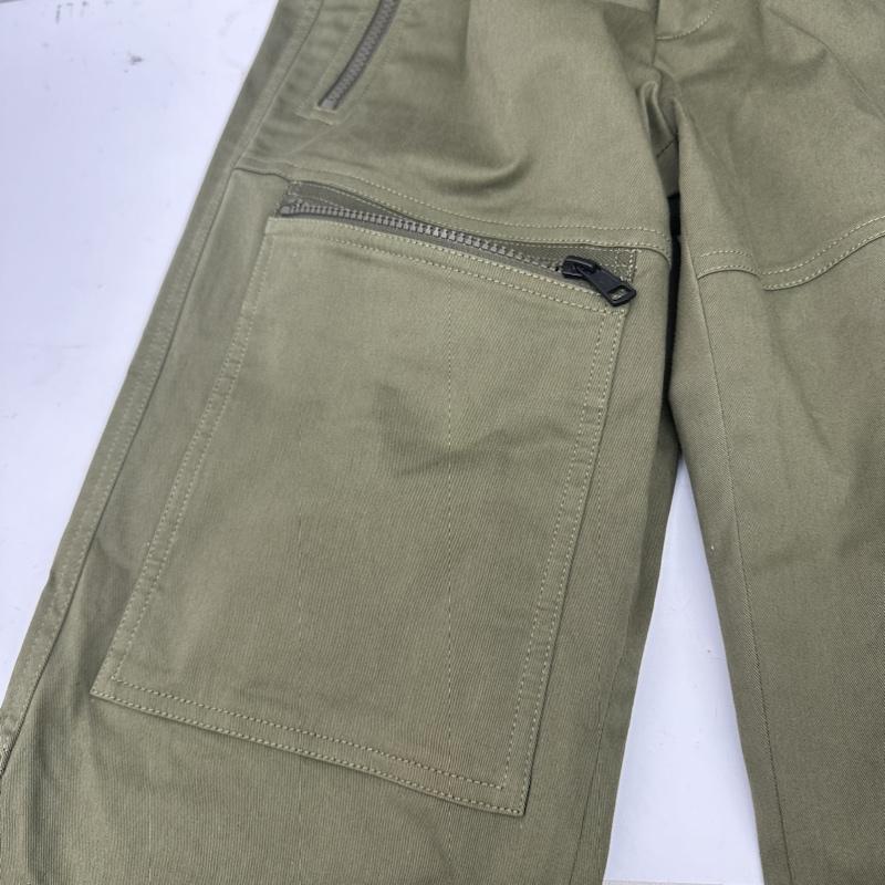 モンクレール MONCLER パンツ ワークパンツ、ペインターパンツ ジップ ポケット コットン チノ トラウザーズ テーパード パンツ I20912A00011 46 カーキオリーブ / カーキオリーブ / メンズ USED 古着 中古 50137083