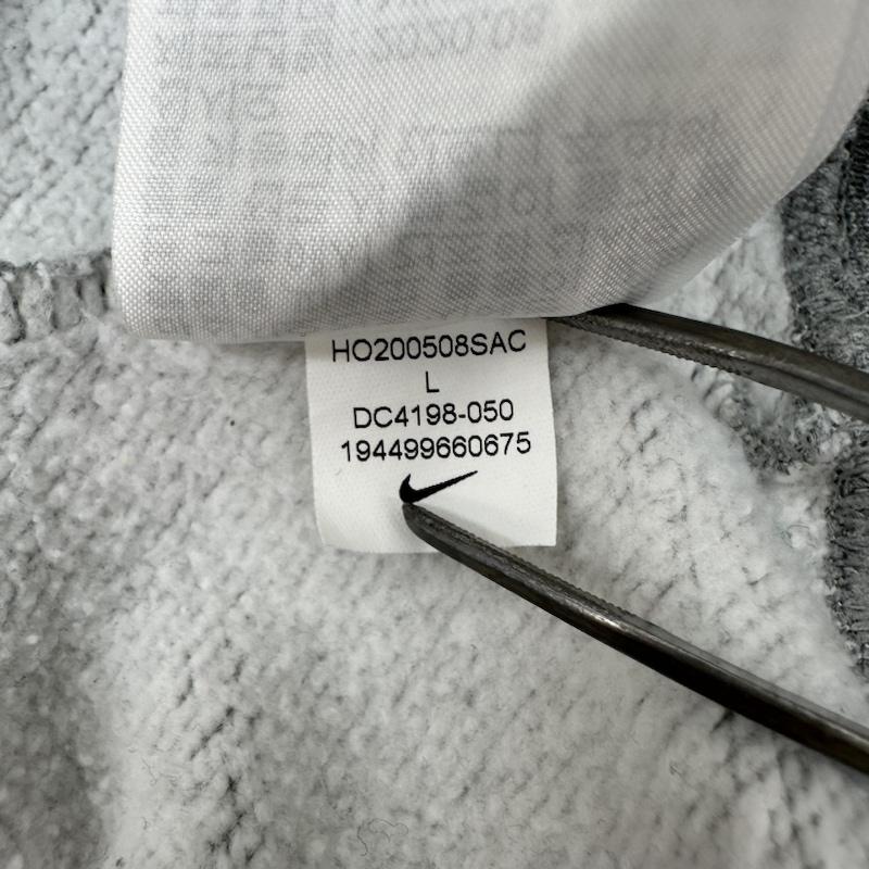ステューシー STUSSY トレーナー 長袖 21SS NIKE International Crewneck Sweatshirt ロゴ 刺繍 スウェット トレーナー DC4198-050 L 灰 / グレー / gray メンズ USED 古着 中古 50137132