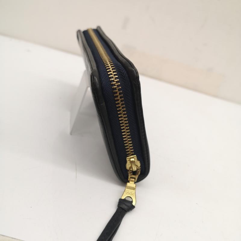 バギーズアネックス BAGGY S ANNEX 財布 長財布 レザー ロング ウォレット 長財布 - 黒 / ブラック / black メンズ USED 古着 中古 50137171