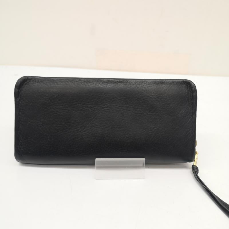 バギーズアネックス BAGGY S ANNEX 財布 長財布 レザー ロング ウォレット 長財布 - 黒 / ブラック / black メンズ USED 古着 中古 50137171