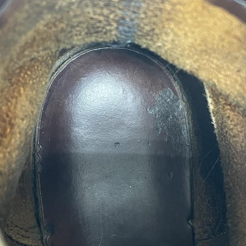 レッドウィング RED WING 革靴 革靴 E875 9599378 レザー ブラウン ブーツ レースアップ ソール減り US：9.5 茶 / ブラウン / brown メンズ USED 古着 中古 50137182
