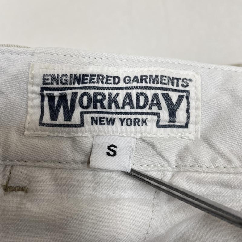 エンジニアードガーメンツ Engineered Garments パンツ チノパン WORKADAY ワーク チノ パンツ ストレート ロングパンツ S 無地 グレージュ / グレージュ / メンズ USED 古着 中古 50137212