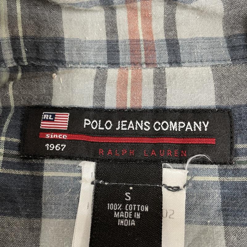 ポロジーンズカンパニー POLO JEANS COMPANY シャツ、ブラウス 半袖 開襟 オープンカラー 半袖 シャツ ブラウス Shirt デザインシャツ 胸ポケット ボタン チェック S チェック マルチカラー / マルチカラー / multicolor メンズ USED 古着 中古 50137220